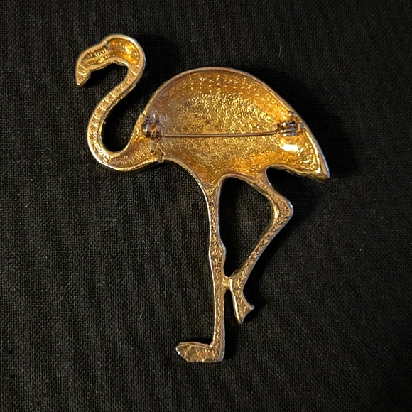 Flamingo Brooch - Picture 7 of 9